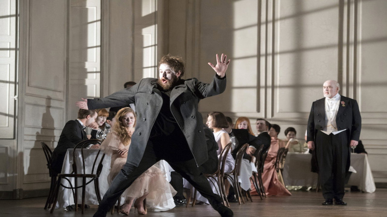 The Metropolitan Opera: Hamlet backdrop