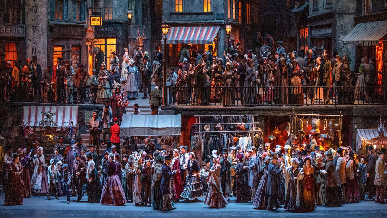 The Metropolitan Opera: La Bohème backdrop