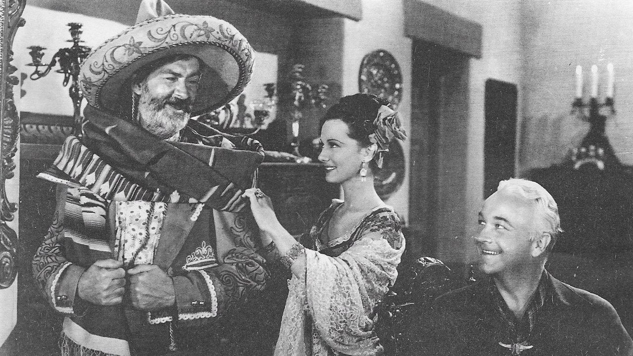 In Old Mexico backdrop