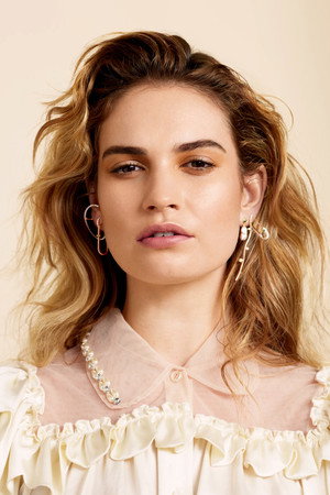 Lily James portrait
