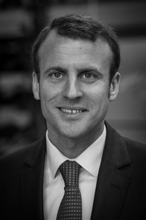 Emmanuel Macron portrait