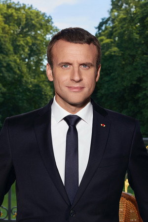 Emmanuel Macron portrait