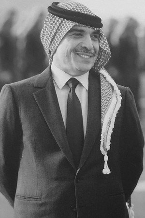 King Hussein of Jordan portrait