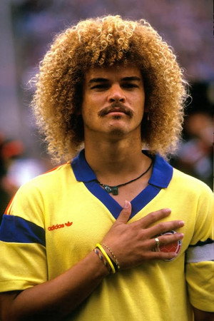 Carlos Valderrama portrait
