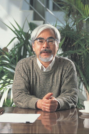 Hayao Miyazaki portrait