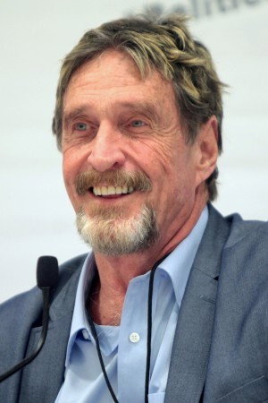 John McAfee portrait