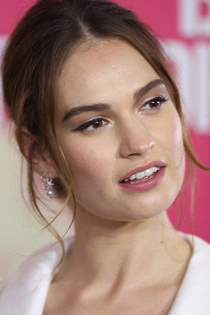 Lily James portrait
