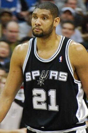 Tim Duncan portrait