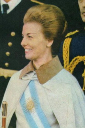 Isabel Perón portrait