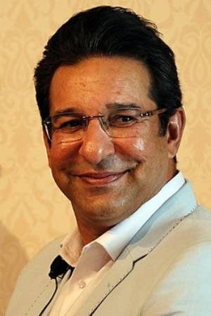 Wasim Akram portrait