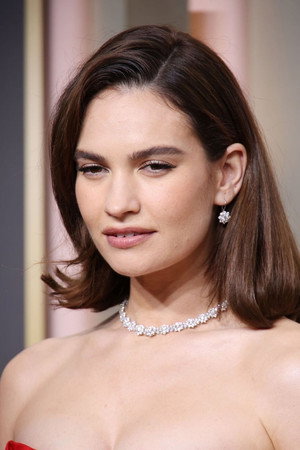 Lily James portrait