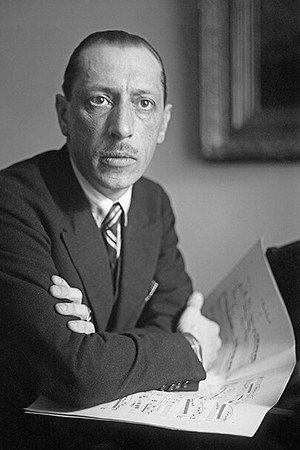 Igor Stravinsky portrait