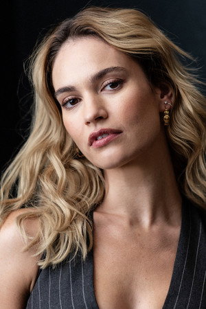Lily James portrait