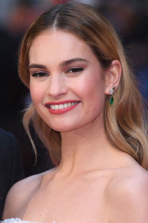 Lily James portrait