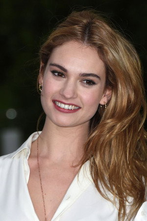 Lily James portrait