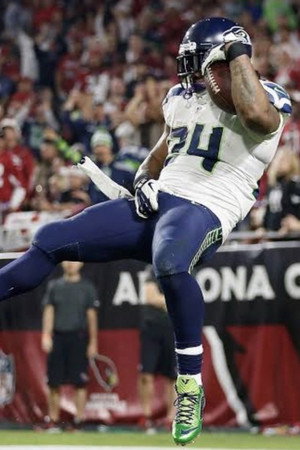 Marshawn Lynch portrait