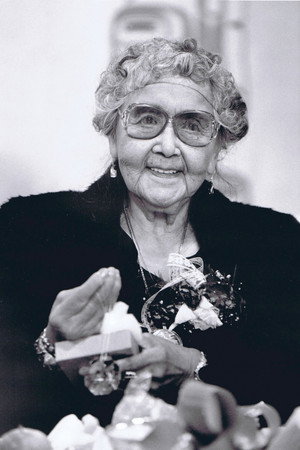 Florence Davidson portrait