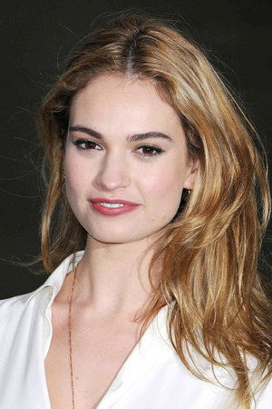 Lily James portrait