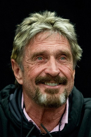 John McAfee portrait