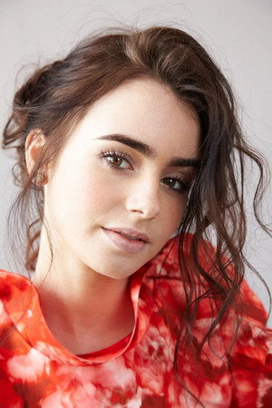 Lily Collins portrait