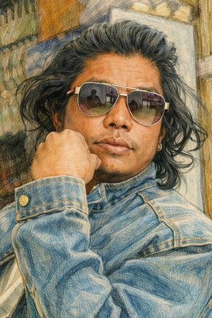 Santosh Sen portrait