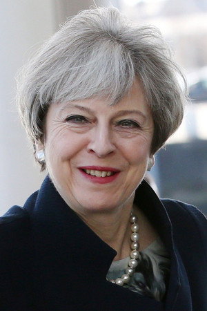 Theresa May portrait