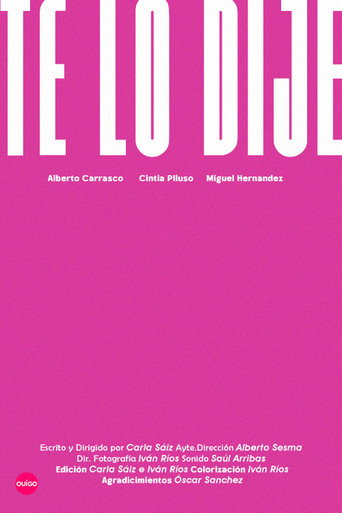 Te Lo Dije movie poster