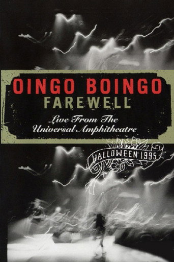 Oingo Boingo: Farewell (Live from the Universal Amphitheatre) movie poster