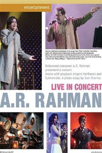 A.R.Rahman Live In Concert movie poster