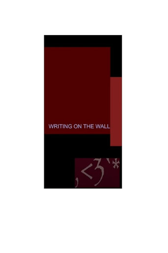"writing on the wall" movie poster