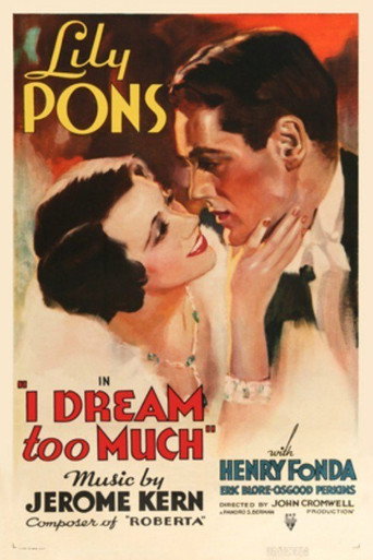 I Dream Too Much movie poster