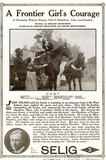 A Frontier Girl's Courage movie poster