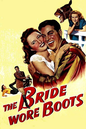 The Bride Wore Boots movie poster
