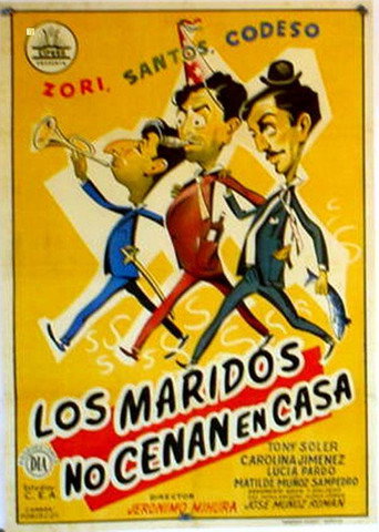 Los maridos no cenan en casa movie poster