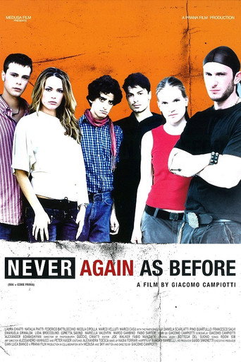 Never Again as Before movie poster