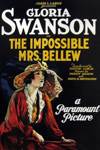 The Impossible Mrs. Bellew movie poster