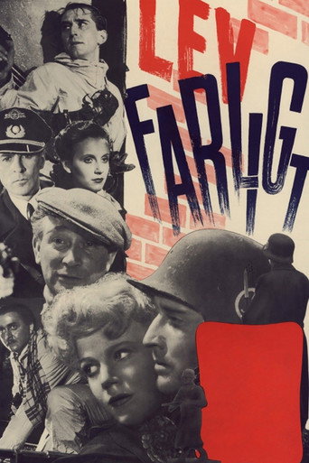 Lev farligt movie poster