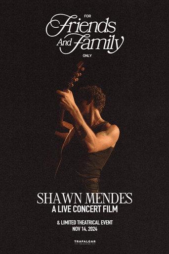Shawn Mendes: For Friends and Family Only – A Live Concert Film movie poster
