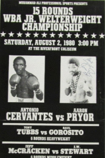 Antonio Cervantes vs. Aaron Pryor movie poster