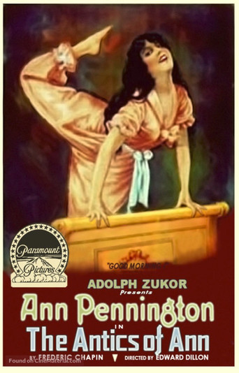 The Antics of Ann movie poster