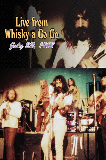 Frank Zappa and The Mothers of Invention: Live at Whisky a Go Go 1968 movie poster