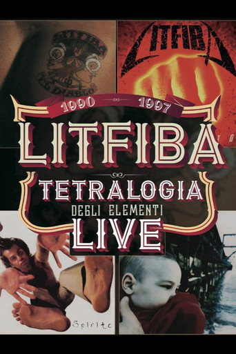 Litfiba: Tetralogia degli Elementi live movie poster