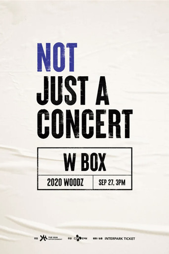 2020 WOODZ : NOT JUST A CONCERT – W BOX movie poster