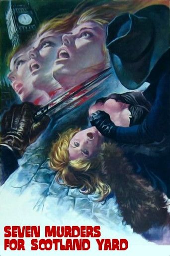 Seven Murders for Scotland Yard movie poster