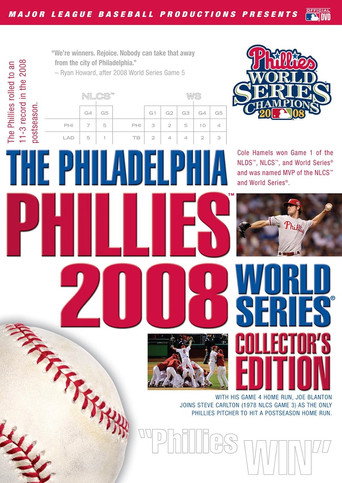 Philadelphia Phillies 2008 World Series Collector's Edition movie poster