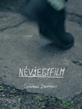 Névjegyfilm movie poster