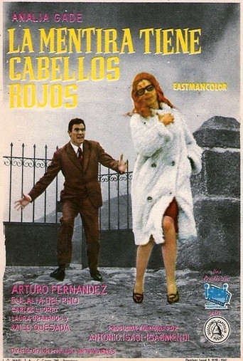 La mentira tiene cabellos rojos movie poster