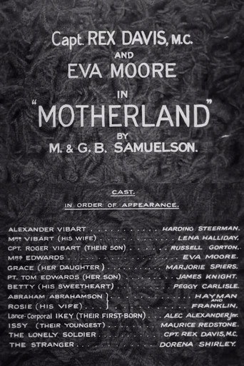 Motherland movie poster