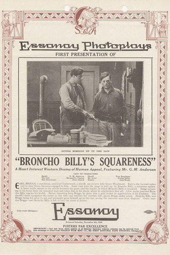 Broncho Billy's Squareness movie poster