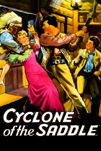 Cyclone of the Saddle movie poster